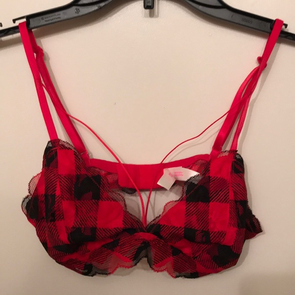 PINK Victoria's Secret Other - VS PINK Buffalo plaid bralette